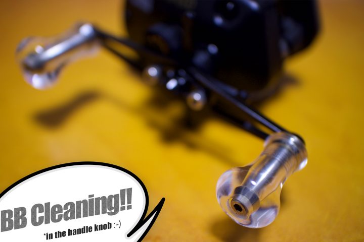 ハンドルノブのベアリングをクリーニング【F-0 Parts Cleaner：Office ZPI】 | ベイトリール フェチ